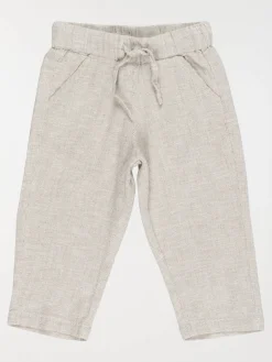 Pantalon coton et lin garçon (3-36M)