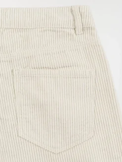 Pantalon écru velours fille (XXS-M)