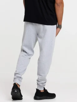 Pantalon de jogging gris chiné homme