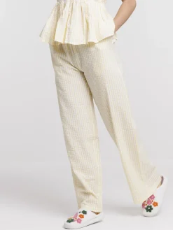 Pantalon de nuit à carreaux femme