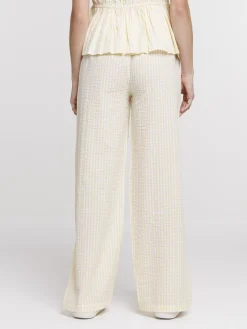 Pantalon de nuit à carreaux femme