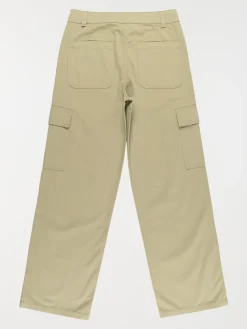 Pantalon fille cargo kaki clair (XXS-M)