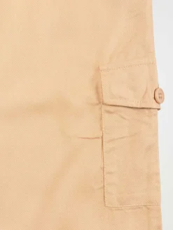 Pantalon fille cargo macadamia (XXS-M)