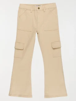 Pantalon flare cargo fille (5-12A)
