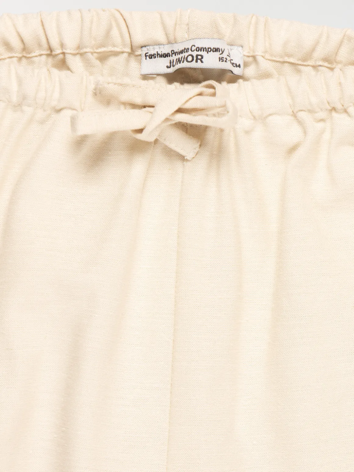 Pantalon fluide uni fille (XXS-M)