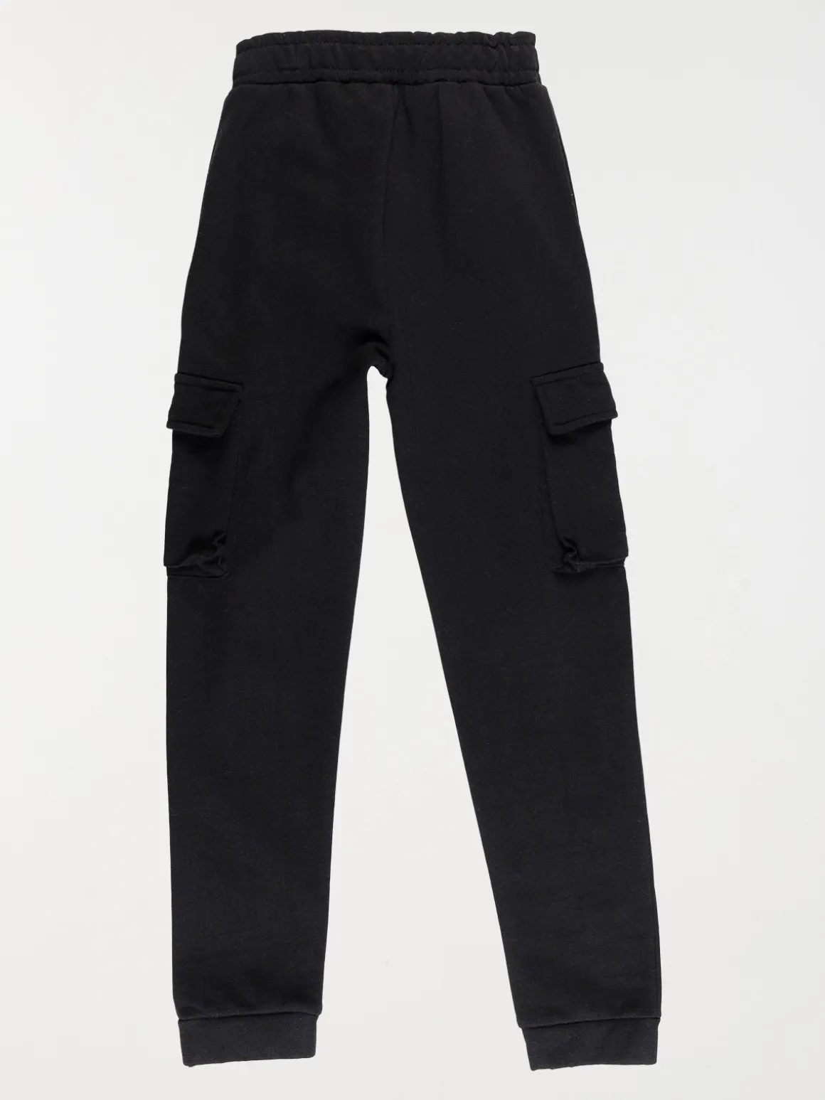 Pantalon garçon noir cargo (3-12A)