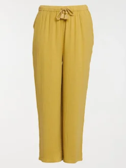 Pantalon gaze coton grande taille femme