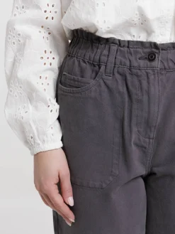 Pantalon gris femme