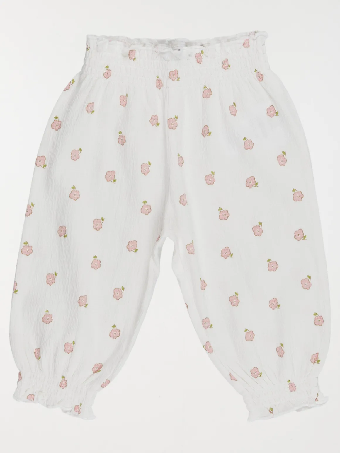 Pantalon imprimé fleuri fille (3-36M)