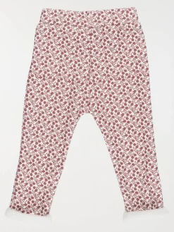 Pantalon imprimé fleurs fille (3-36M)