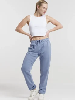 Pantalon jogging denim blue femme