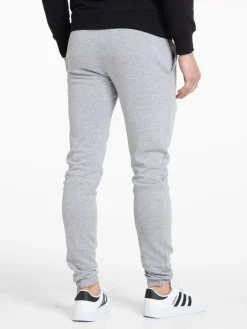 Pantalon jogging gris chiné homme