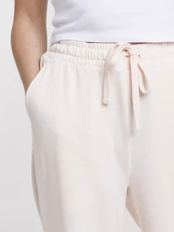 Pantalon jogging rose perle femme