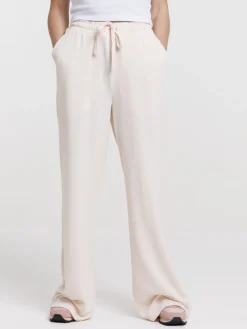 Pantalon jogging rose perle femme