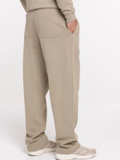 Pantalon jogging taupe grise homme