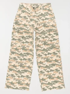 Pantalon large camouflage fille (XXS-M)