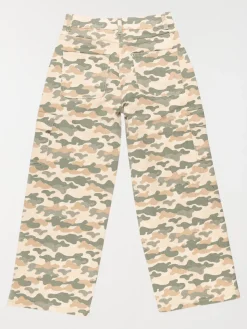 Pantalon large camouflage fille (XXS-M)