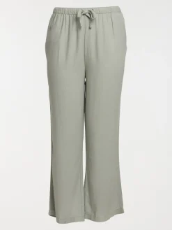 Pantalon large femme grande taille