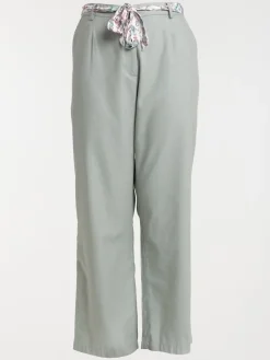 Pantalon large grande taille femme