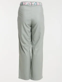 Pantalon large grande taille femme