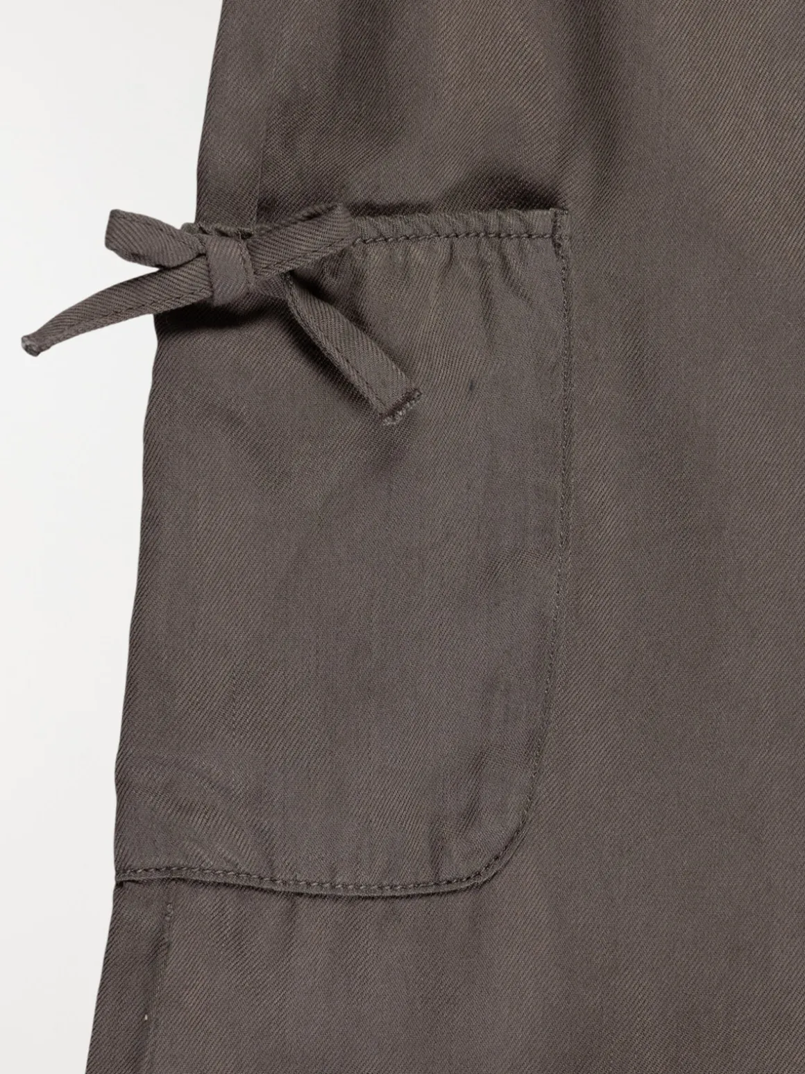 Pantalon large gris fille (3-12A)