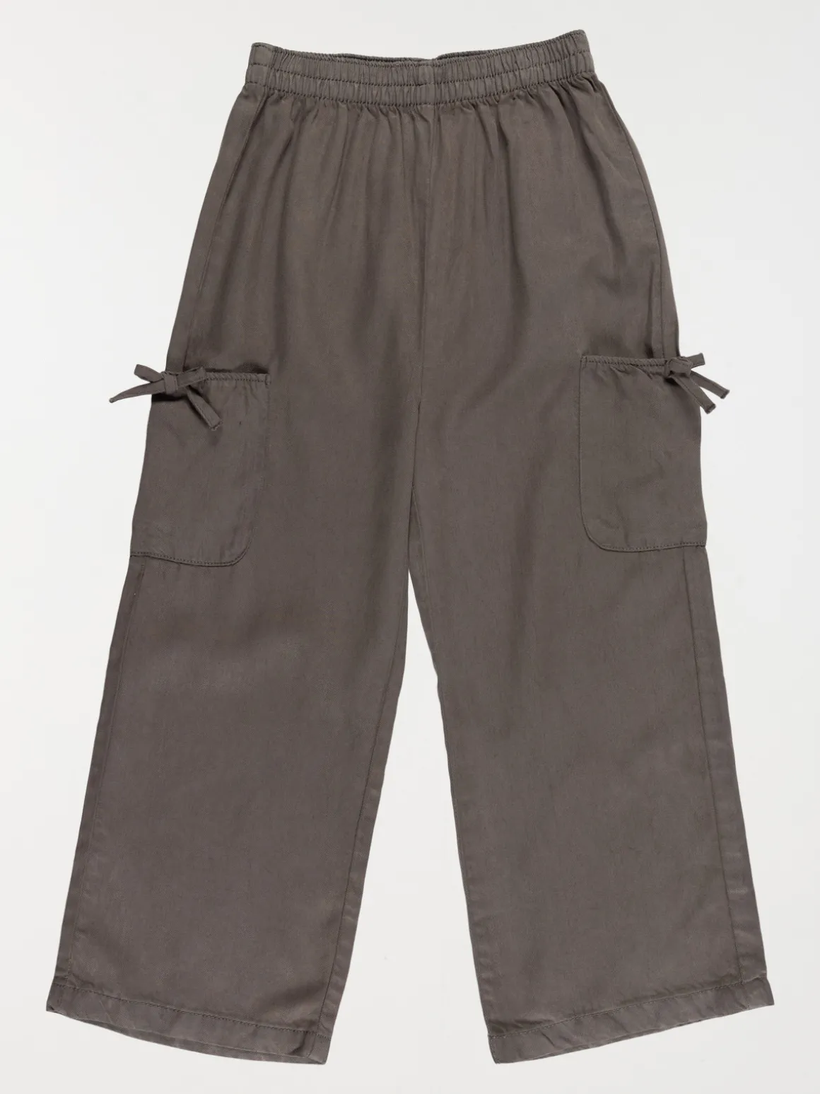 Pantalon large gris fille (3-12A)