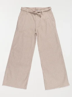 Pantalon large rayé fille (3-12A)