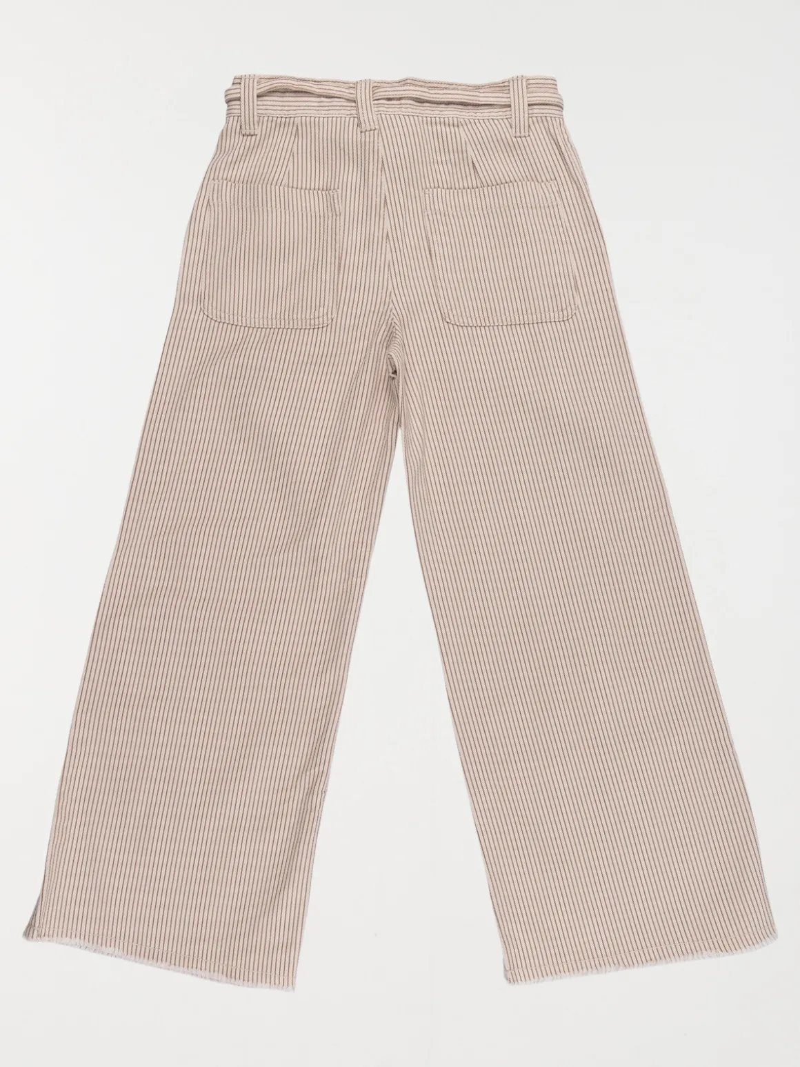 Pantalon large rayé fille (3-12A)
