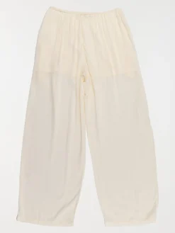 Pantalon large vanille fille (XXS-M)