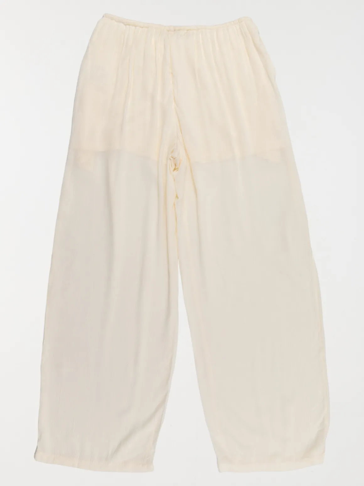 Pantalon large vanille fille (XXS-M)