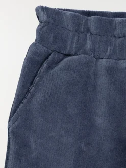 Pantalon large velours fille (3-12A)
