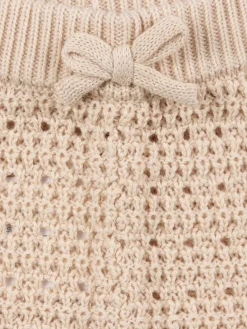Pantalon maille crochet fille (3-36M)