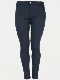 Pantalon marine grande taille femme