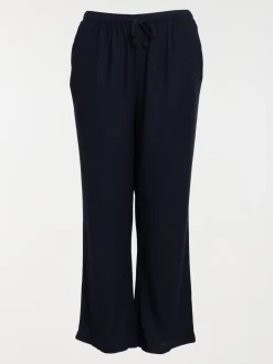 Pantalon marine navy femme grande taille