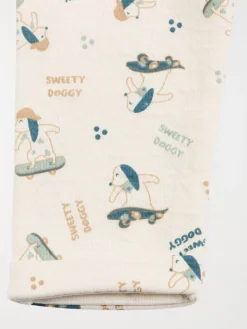 Pantalon motif chien garçon (3-36M)