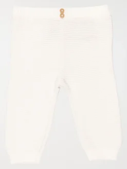 Pantalon naissance tricot écru (0-3M)