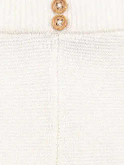 Pantalon naissance tricot écru (0-3M)