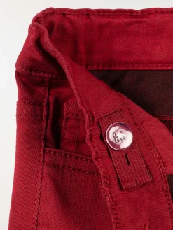 Pantalon skinny bordeaux fille (10-16A)