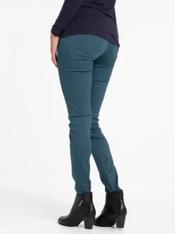 Pantalon skinny coloris canard femme