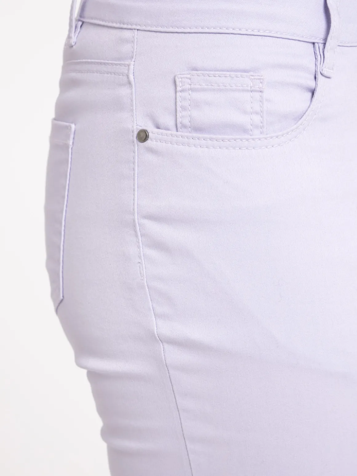 Pantalon skinny lilas femme