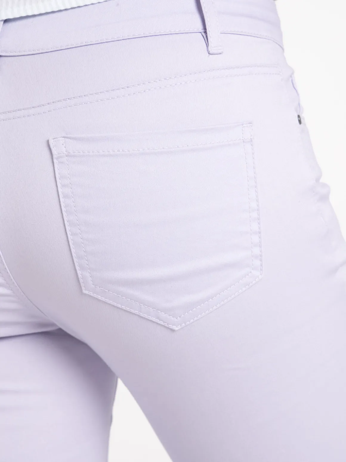 Pantalon skinny lilas femme