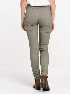 Pantalon skinny tilleul femme