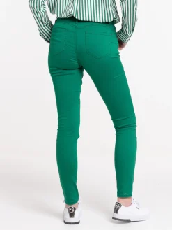 Pantalon skinny vert bosphore femme
