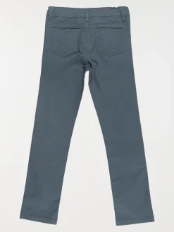 Pantalon slim ardoise garçon (3-12A)
