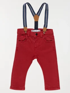Pantalon slim bretelle garçon (3-24M)