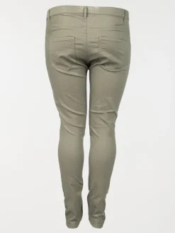 Pantalon slim grande taille femme