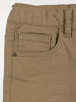 Pantalon slim lin grisé garçon (3-8A)