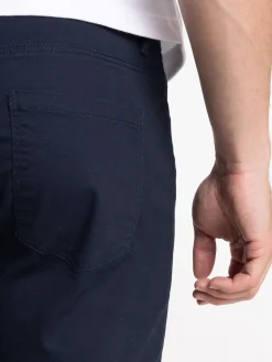 Pantalon slim marine navy homme