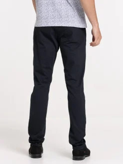 Pantalon slim noir homme