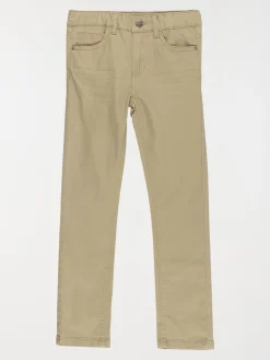 Pantalon slim vert sauge garçon (3-12A)
